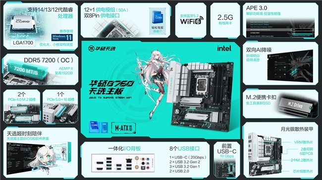 新剧情 618刺客信条装机必备不朽情缘华硕B760主板解锁(图4)